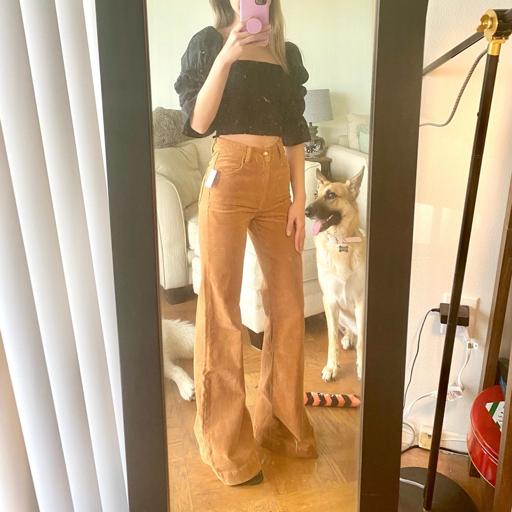 Rolla’s East Coast Flare Tan Cord Sz. 24